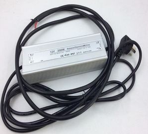 240v το εναλλασσόμενο ρεύμα στον προσαρμοστή 200W δύναμης των συνεχών οδηγήσεων 12v olt στεγανοποιεί τον οδηγημένο μετασχηματιστή