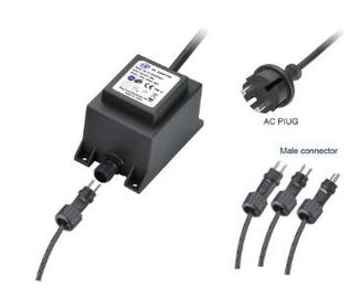 IP68 ο μετασχηματιστής, 24V υπαίθριο IP68 οδήγησε τον αδιάβροχο μετασχηματιστή για τα φω'τα λιμνών, εισαγωγή 110~240Vac