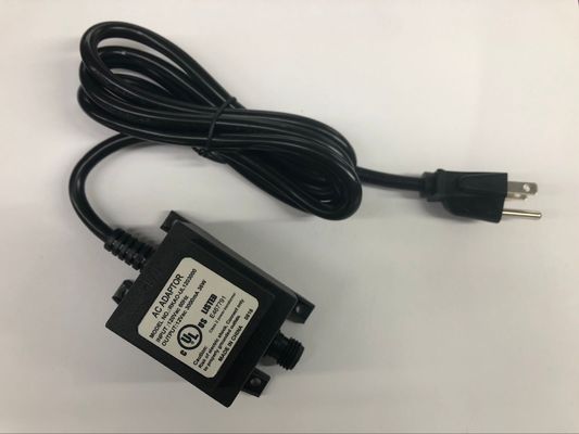 12VAC 2A 24W στεγανοποιεί τον προσαρμοστή εναλλασσόμενου ρεύματος μετασχηματιστών για τον υπαίθριο αδιάβροχο μετασχηματιστή υδραντλιών φωτισμού